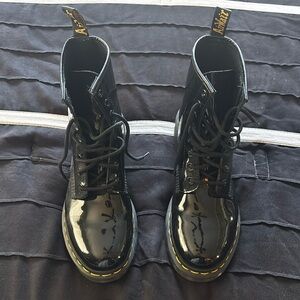 Black Patent Leather Dr. Martens 1460